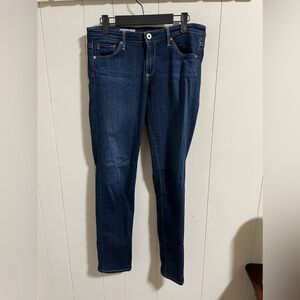 Adriano Goldschmied cigarette denim jeans the stilt dark wash size 28r